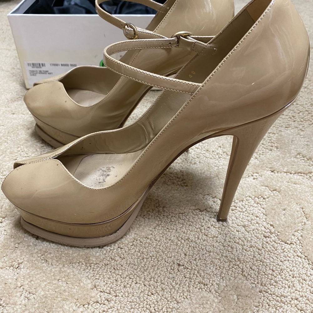 YSL Tribute Vitello Vernice soft 105 pump - Picture 3 of 5